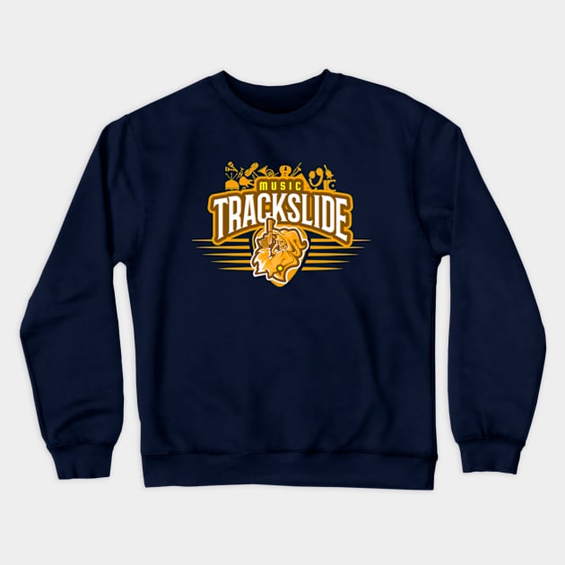 Music Track Slide Turntable Crewneck Sweatshirt by bert englefield 